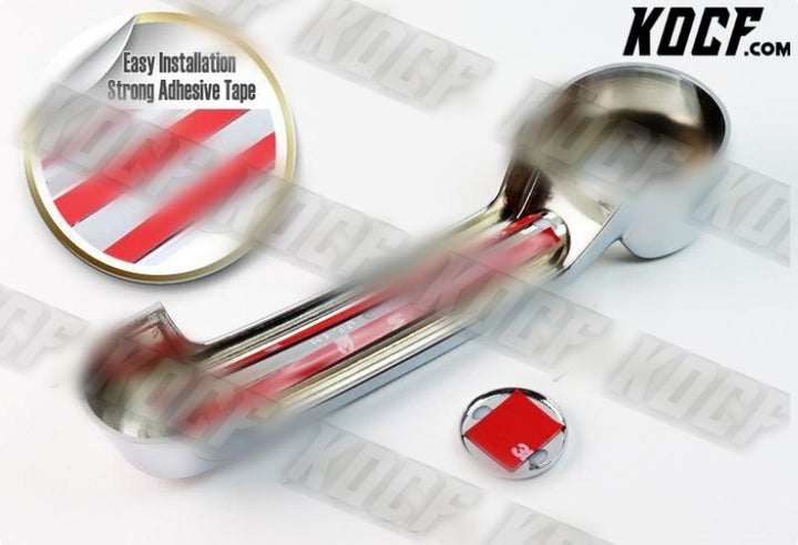 For 2006-2018 Jeep Wrangler Mirror Chrome Door Handle Cover Cap Trim Kit 5-Pcs - KOCF.com - Car Parts