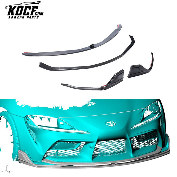 Carbon Fiber A90 Front Spoiler Lip for Toyota Supra A90 Edition J29/DB MkV 2019 2020