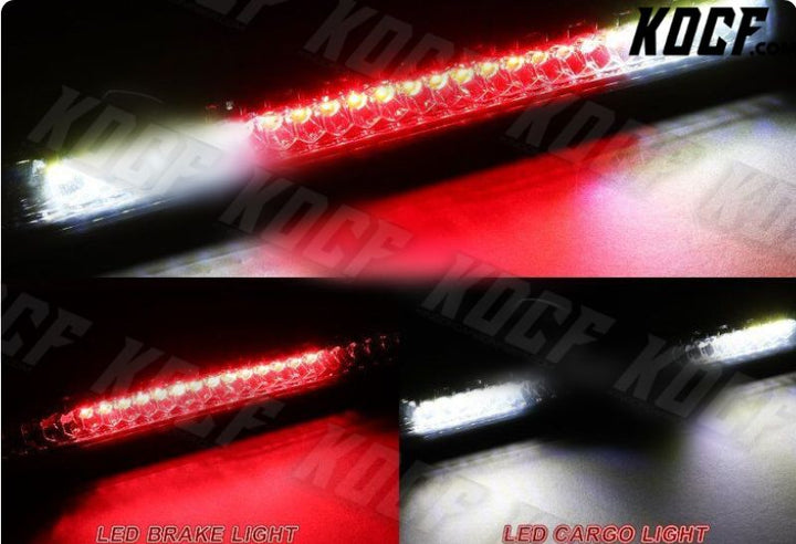 For 04-15 Nissan Titan/Frontier Black/Smoke Lens LED 3RD Third Rear Brake Light - KOCF.com - Car Parts