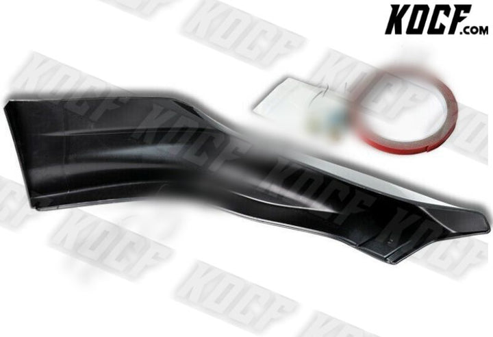 For 14-15 Civic 2DR HFP-Style Painted Black Front Bumper Splitter Spoiler Lip - KOCF.com - Car Parts