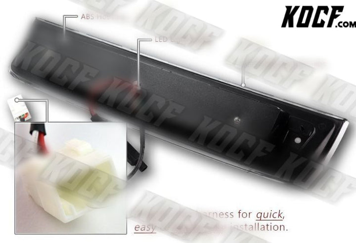 For 09-18 Dodge Ram 1500 Black/Smoke 27-LED 3RD Third Brake Light W/Cargo Lamp - KOCF.com - Car Parts