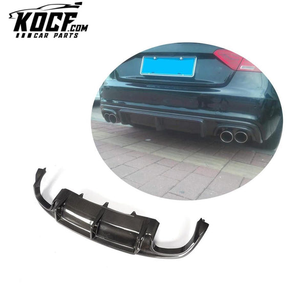 Carbon Fiber A5 S5 Rear Lip Diffuser for Audi A5 S5 8T Coupe 2 Door 12-14 (Fits:A5)