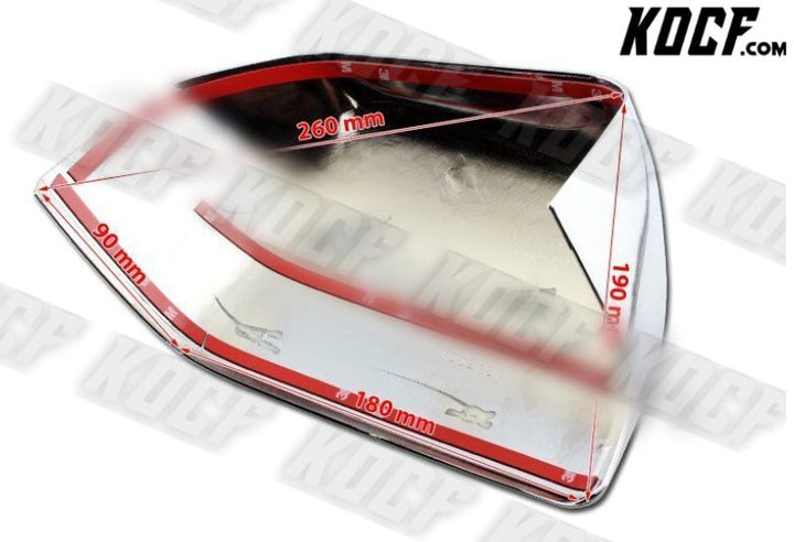 For Honda Accord DX LX EX Coupe/Sedan Chrome ABS Plastic Side Mirror Cover LH+RH - KOCF.com - Car Parts