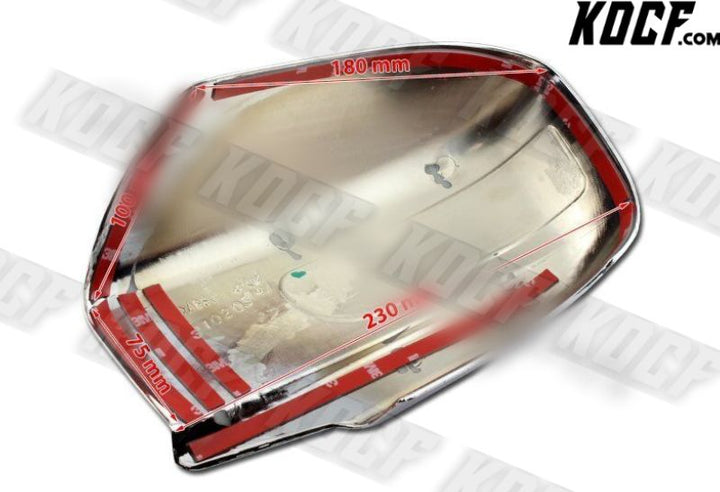 For Ford F-150 Truck Triple half Chrome ABS Plastic Side Mirror Cover Cap LH+RH - KOCF.com - Car Parts