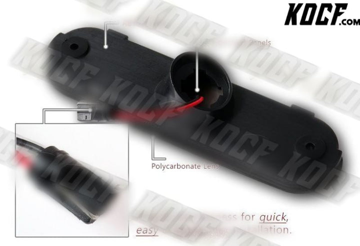 For Mazda Miata/MX-5 LED Smoke Front+Rear Turn Signal Side Marker Lights 4-PCS - KOCF.com - Car Parts