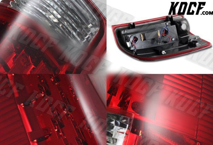 For 2007-2013 GMC Sierra 3500HD LED Red/Clear Lens Rear Brake Tail Lights Lamps - KOCF.com - Car Parts