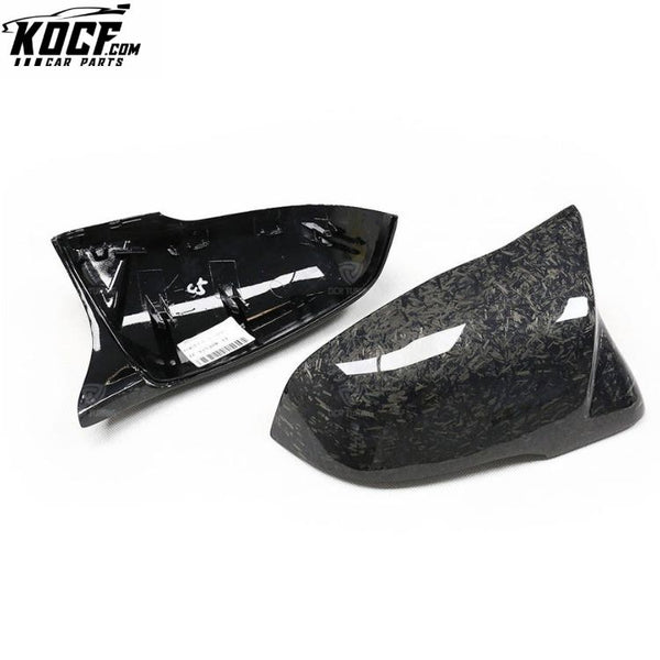 M Style Forged Carbon Fiber Mirror Cover Replace Casing for BMW Z4 G29 / 1 Ser F40 / 2 Ser F44 F46 2019+ Rearview Mirror Shell