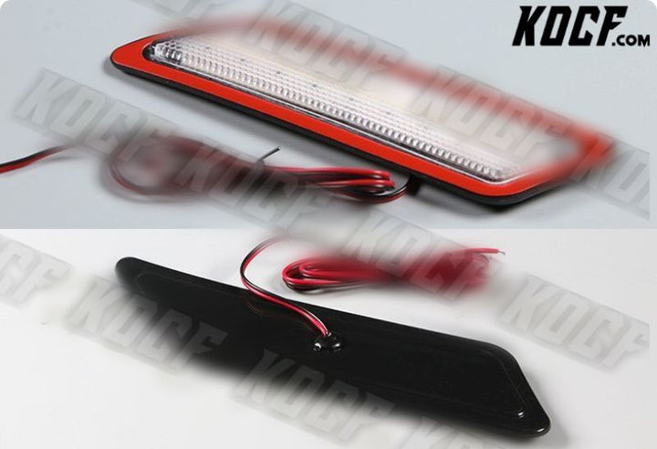 For 2012-2015 BMW 3-Series White LED Clear Bumper Turn Signal Side Marker Lights - KOCF.com - Car Parts