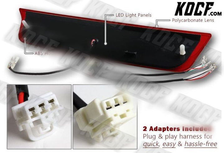 For 04-15 Nissan Titan/Frontier Red Lens LED 3RD Third Rear Brake Stop Light - KOCF.com - Car Parts