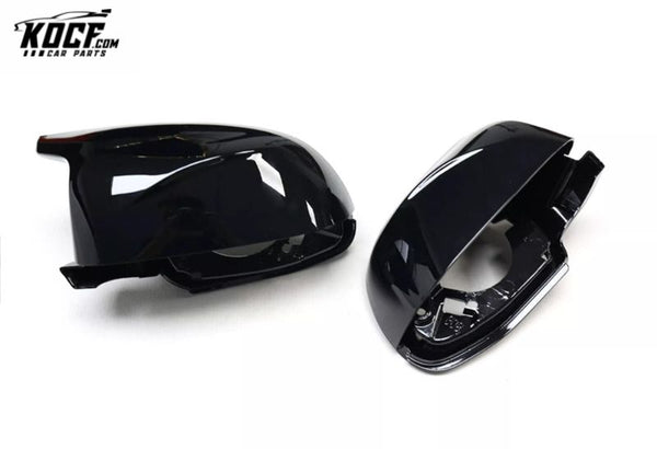 Glossy Black Rearview Mirror Cover for BMW X3 G01 X4 G02 X5 G05 X6 G06 X7 G07 Mirror Frame 4 PCS/SET Upgraded to X3M/X4M Casing