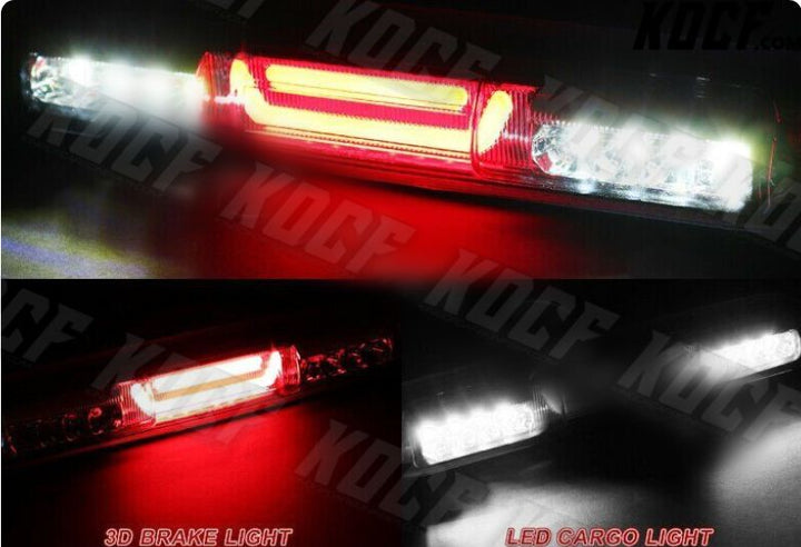 For Silverado/Sierra 1500 2500 Smoke LED BAR 3RD Third Brake Light W/Cargo Lamp - KOCF.com - Car Parts