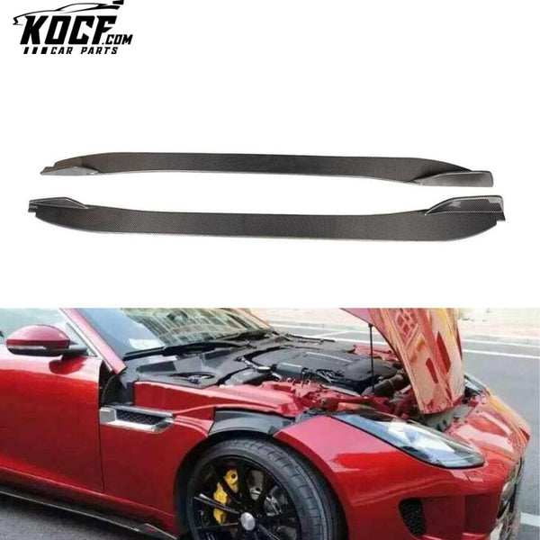 Carbon Fiber F Type Side Skirts Extension for Jaguar F Type (X152) SVR Convertible 2-Door 15-17