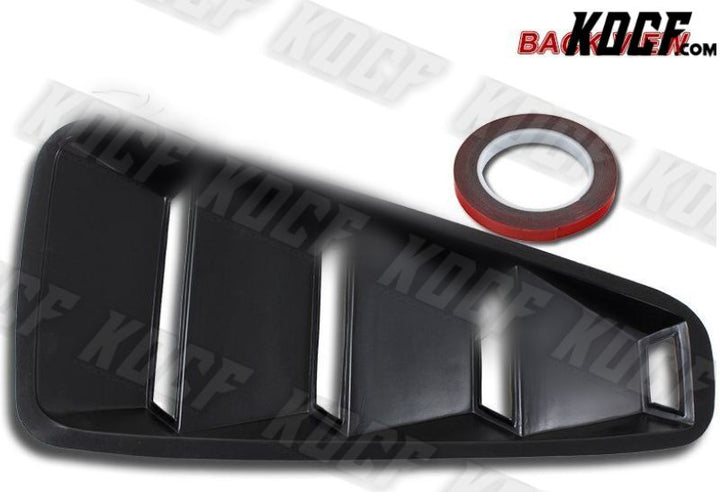 For 2005-2014 Ford Mustang 1/4 Quarter Carbon Style Window Louvers Scoop Cover - KOCF.com - Car Parts