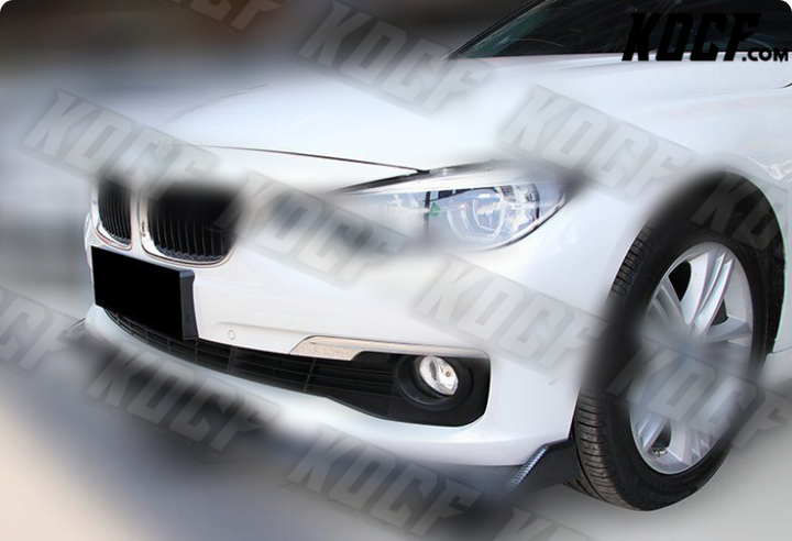 For 2016-2019 BMW 3-Series F30 F35 Carbon Look Front Bumper Body Kit Lip 3PCS - KOCF.com - Car Parts