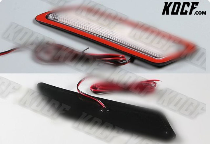 For 2012-2015 BMW 3-Series Amber LED Clear Bumper Turn Signal Side Marker Lights - KOCF.com - Car Parts