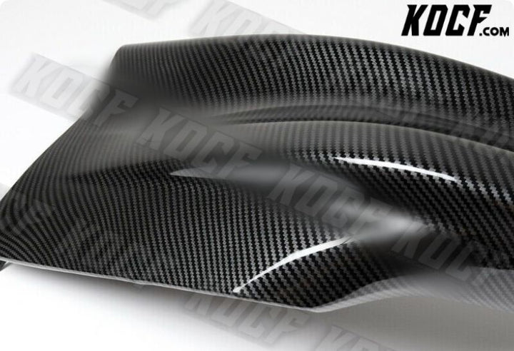 For 14-15 Civic 2DR HFP-Style Carbon Look Front Bumper Splitter Spoiler Lip 2pcs - KOCF.com - Car Parts