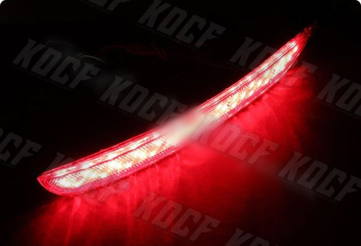 For 2009-2018 Subaru Forester Red Lens 72-LED Rear Bumper Reflector Brake Lights - KOCF.com - Car Parts