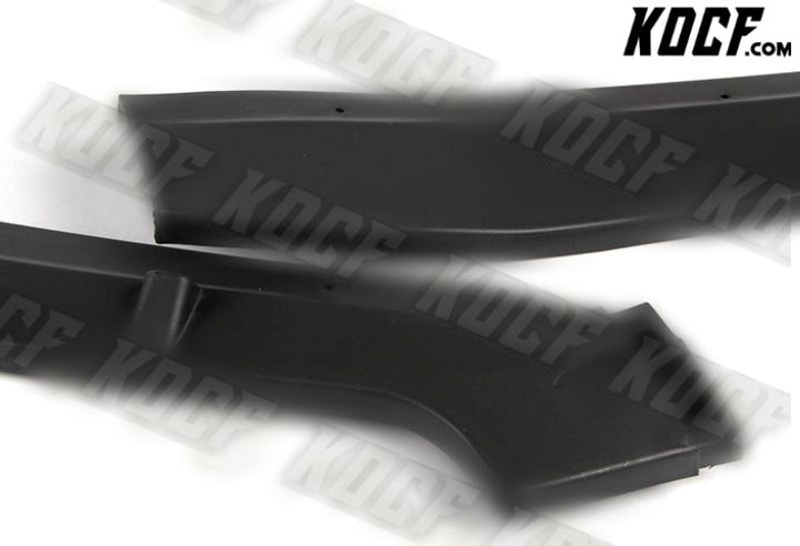 For 12 Honda Civic 4DR/Sedan JDM CS-Style Unpainted Black Front Bumper Lip Kit - KOCF.com - Car Parts