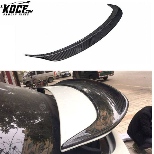 For Tesla Model X Back Trunk Spoiler Wing R Style Carbon Fiber Rear Spoiler 2016-UP Exterior Body Kit