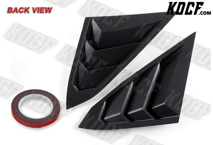 For 2016-2020 Honda Civic Sedan/4DR ABS Side Window Louvers Scoop Cover Vent - KOCF.com - Car Parts