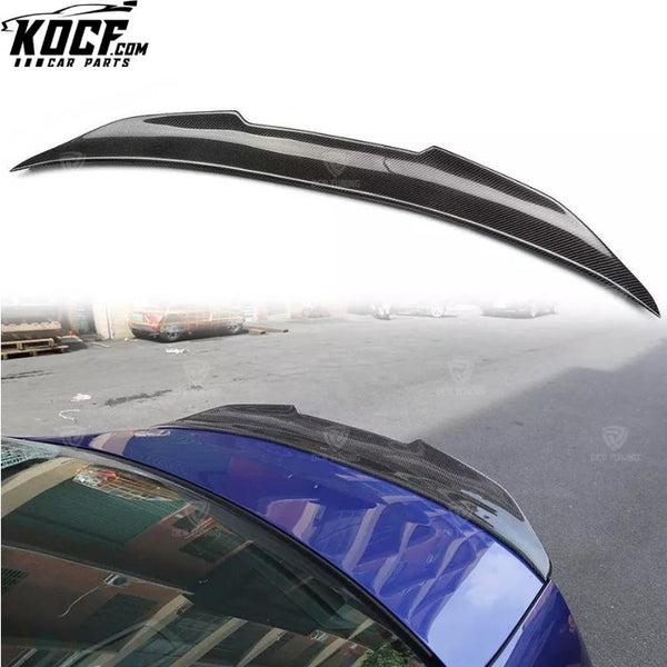 Roof Rear Spoiler Carbon Fiber m Style Psm For BMW 3 Series G20 G80 M3 Sedan 2019+ Back Trunk Wing Boot Lip 330i 340i