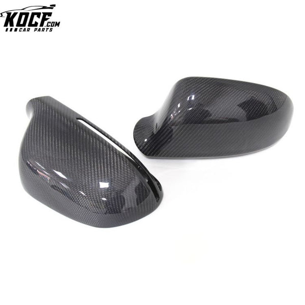 Direct Replace For Audi A4 A5 A6 Q3 2008-2016 Replacement Carbon Fiber Rearview Side Mirror Covers Without Lane Assist