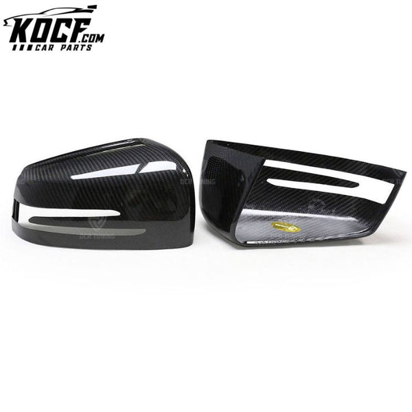 Dry Carbon Fiber Door Side Rear Mirror Cover For Mercedes-Benz W204/W212/W218 /W207/X204/W176 2007-2014 Add on type