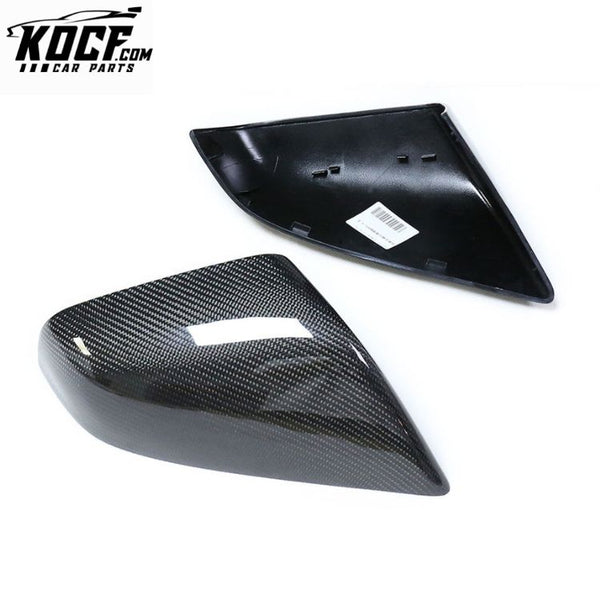 Direct Replacement For Tesla Model S 2014-2020 Real Carbon Fiber Side Rear View Mirror Covers HOT SELLING