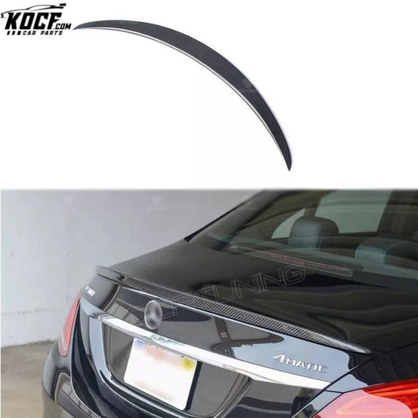 Carbon Fiber Rear Trunk Boot Spoiler For Mercedes-Benz C Class W205 AMG S C63 C43 C250 C200 C180 C260 Sedan 2014-2019 Wing