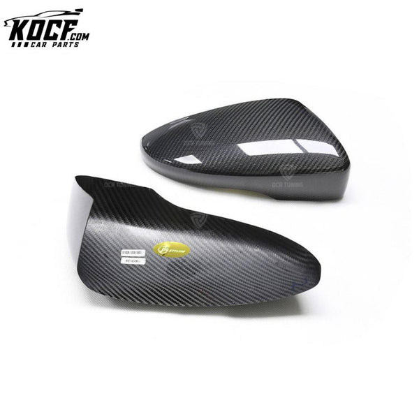 For Volkswagen VW Passat CC Dry Carbon Fiber Rearview Mirror Cover Add On Car Exterior Bora EOS Scirocco