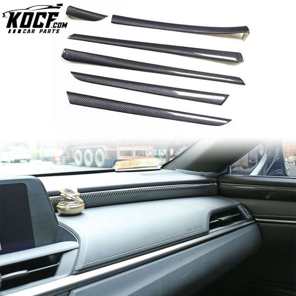 Dry Carbon Fiber Interior Trims For Lexus ES300h ES350 2018 2019 2020 REAL Carbon Fiber Interior Trims