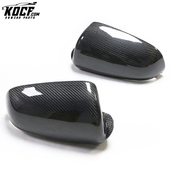 Real Carbon Mirrors Direct Replace For Audi A3 A4 A6 Replacement Carbon Fiber Rearview Side Mirror Covers