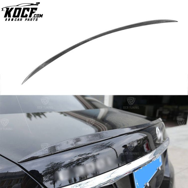 W213 Carbon Spoiler E63 Style for Mercedes E Class Sedan W213 Rear Trunk Spoiler 2016-2020 AMG E43 E53 E63 S