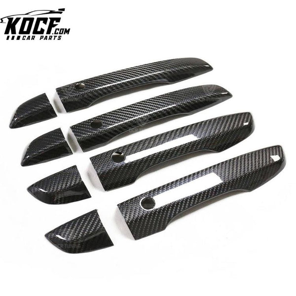 Carbon Fiber Door Handle Cover for HONDA 10TH Generation CIVIC X With Keyless Entry Sensor Exterior Trim