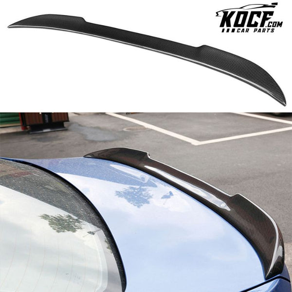 CS Spoiler For BMW F30 F80 M3 Sedan Carbon Fiber Rear Trunk Spoiler For BMW 318i 320i 325i 330i 4 Door Rear Wing Spoiler