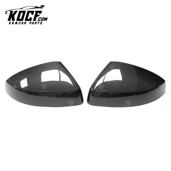 Dry Carbon Mirror Shell for Audi A3 S3 RS3 8V 2014-2019 Side Cover Add on Cover With Side Lane Assist Cutting