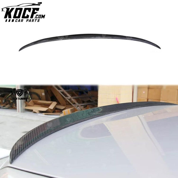 Car Carbon Fiber Rear Trunk Spoiler for BMW 5 Series G30 F90 M5 2017+ M Performance type Roof Lip Wing