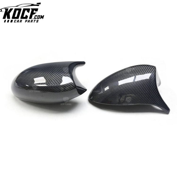 M Style Mirror Cover for BMW 3 Series E90 E92 E93 1 Ser E87 Pre-LCI 2005-2008 Real Carbon Fiber Side Door Housing Casing