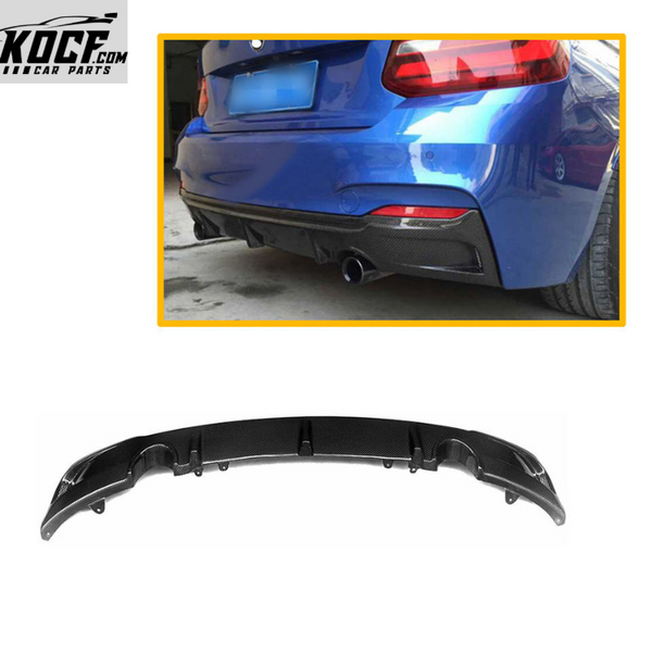 Body Kits Carbon Fiber Diffuser For BMW F22 F23 M-Tech 2 Series M235i M240i 2014-2017 Rear Bumper Lip