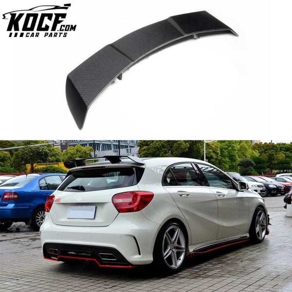 For 2013-2016 Mercedes Benz W176 A180 A200 A220 A250 A260 A45 AMG Carbon Fiber Rear Roof Spoiler