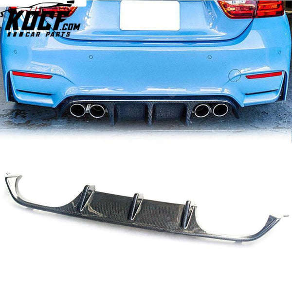 For BMW f80 m3 sedon f82 f83 m4 2014+ carbon fiber Rear Bumper Diffuser Exterior Body Kit MP Style