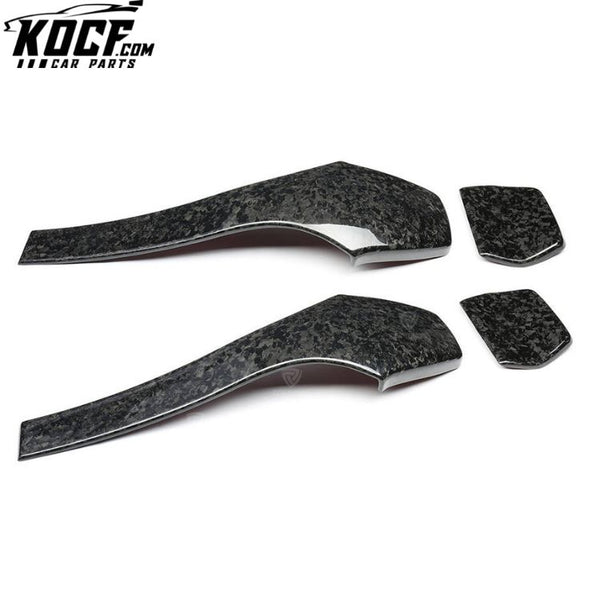 Forged Carbon Fiber Seat Back for BMW F80 F82 F83 M3/M4 Dry Carbon Interior Trims Overlay 4 pcs/set Add on style