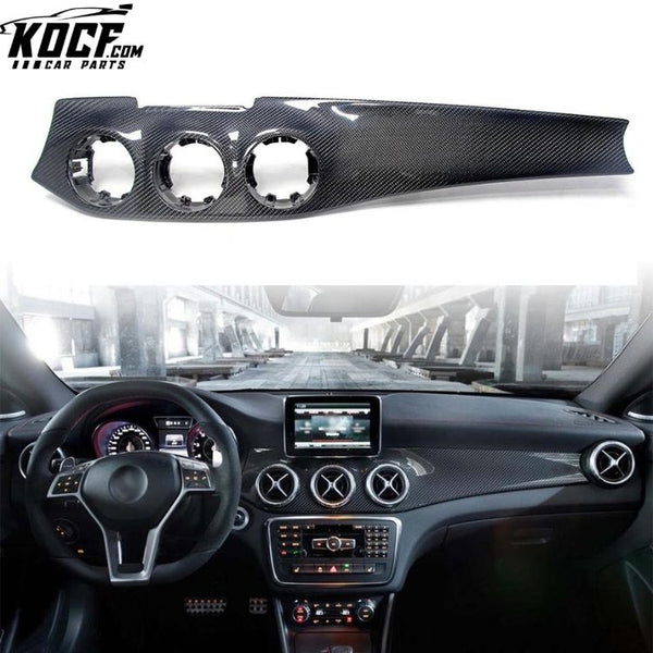 LHD Real Carbon Fiber Dashboard CF Console For Benz CLA250 CLA45/GLA45 AMG 2013+