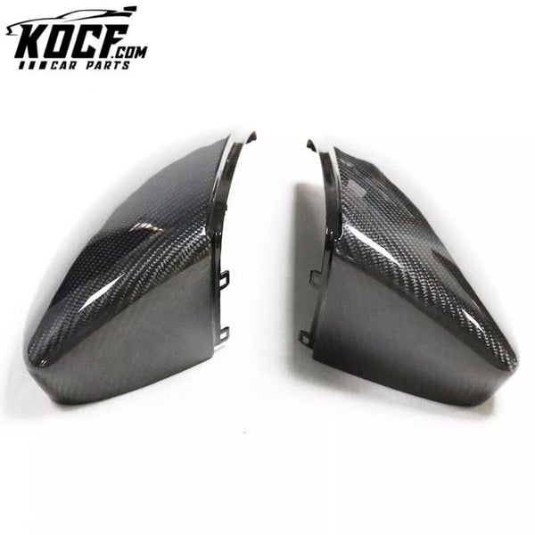 Direct Replace Side Carbon Fiber Mirror Cover For Audi A3 S3 RS3 2021+ Without Lane Assist Mirror Covers