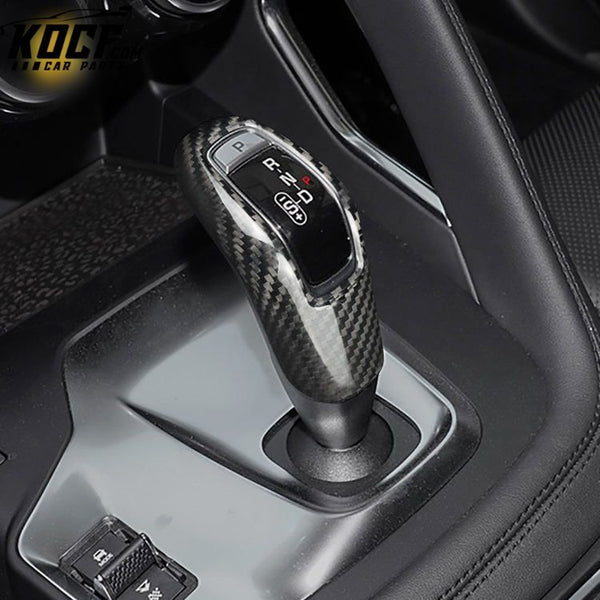 ES Car Decorative Carbon Fiber Gear Shift Cover For Land Rover Jaguar