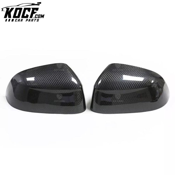 Dry Carbon Fiber Side Mirror Cover For BMW X Ser X3 F25 X4 F26 X5 F15 X6 F16 2014-2018 Prepreg Mirror Cover Replacement