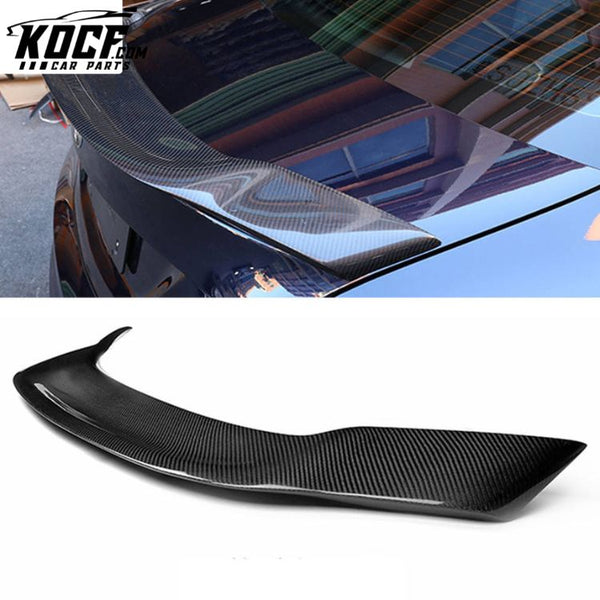 R Style Boot Spoiler for Mercedes CLA Class W117 C117 AMG CLA45 Carbon Fiber Rear Trunk Wing Spoiler 2013-2019