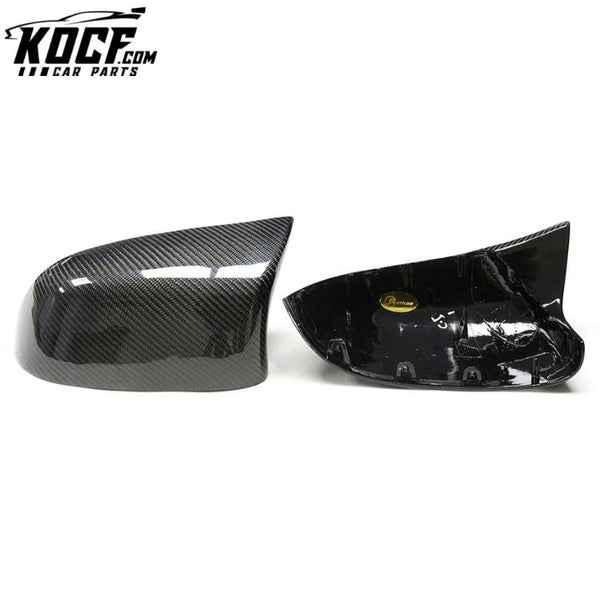 M-Style Replacement Mirror Housing Carbon Fiber Side Mirror Cover For BMW X3 / X4 / X5 F15 / X6 2014 2015 2016 2017