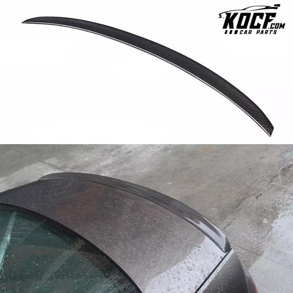 Carbon Fiber Rear Boot Spoiler For Audi A4 4 Door 2017+ A4 B9 Sedan Rear Trunk Spoiler