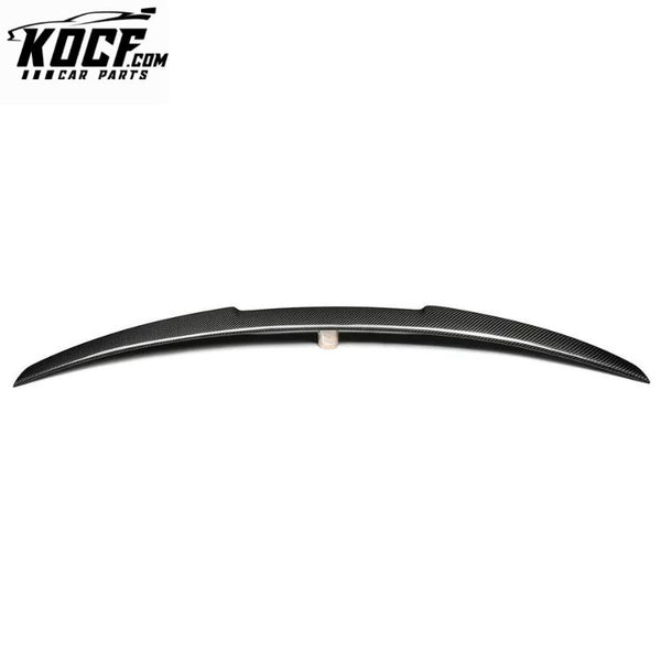 V Style B9 Rear Spoiler Carbon Fiber Rear Trunk Spoiler for Audi A4 S4 B9 2017+ Trunk Lip Boot Wing Car Tail Lip